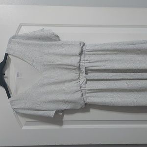 Sienna Sky White poka dot Dress